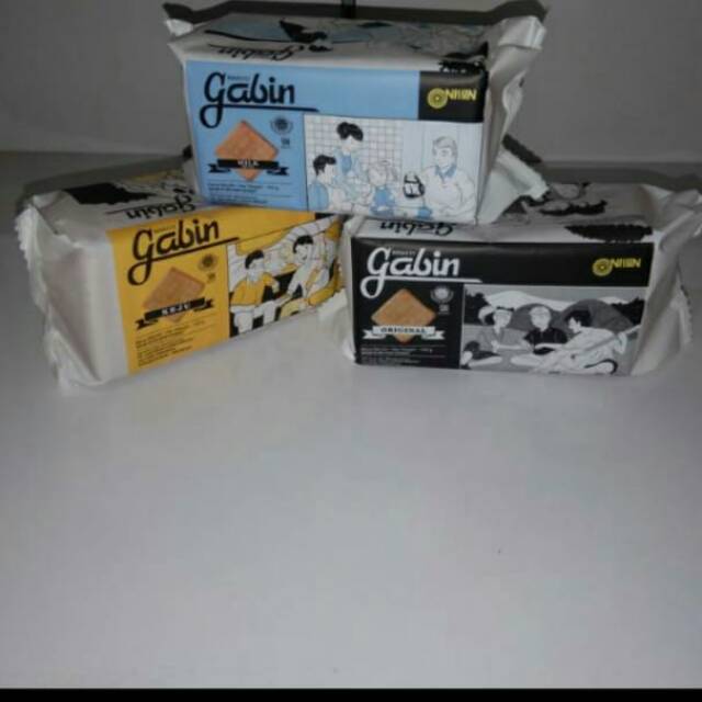 

Nissin Gabin butter Gabin susu dan Gabin keju