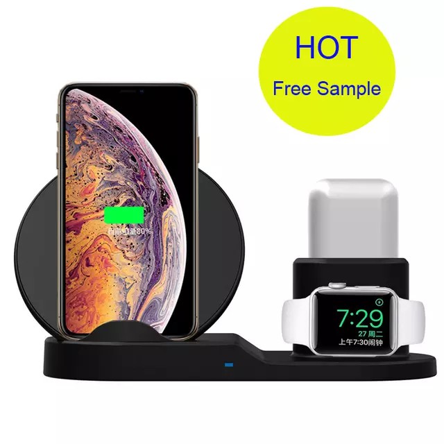 3 in 1 Smart Wireless Charger Qi