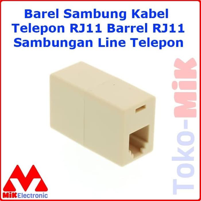 Jual Barel Sambung Kabel Telepon Rj Barrel Rj Sambungan Line