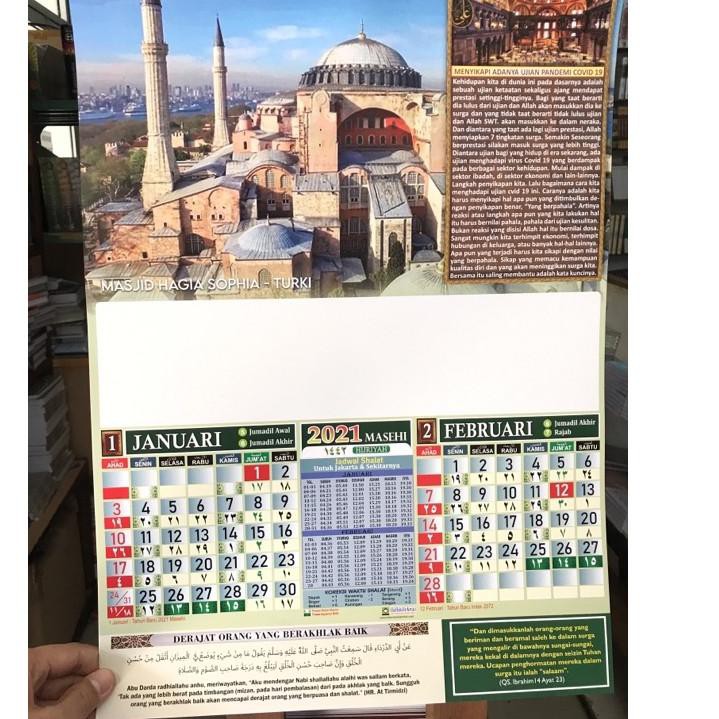 

aw JZ6 Kalender Masehi 2021 & Hijriyah 1442 | Original | Disertai Jadwal Sholat EK FTV