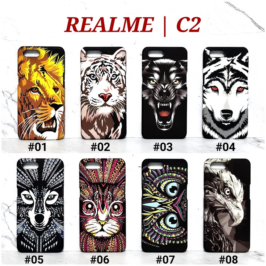 REALME 3 3 PRO REALME C2 | LUXO Soft Case Animal Glow In The Dark