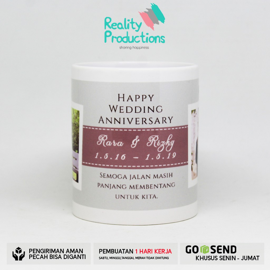 Mug Foto untuk Hadiah Anniversary