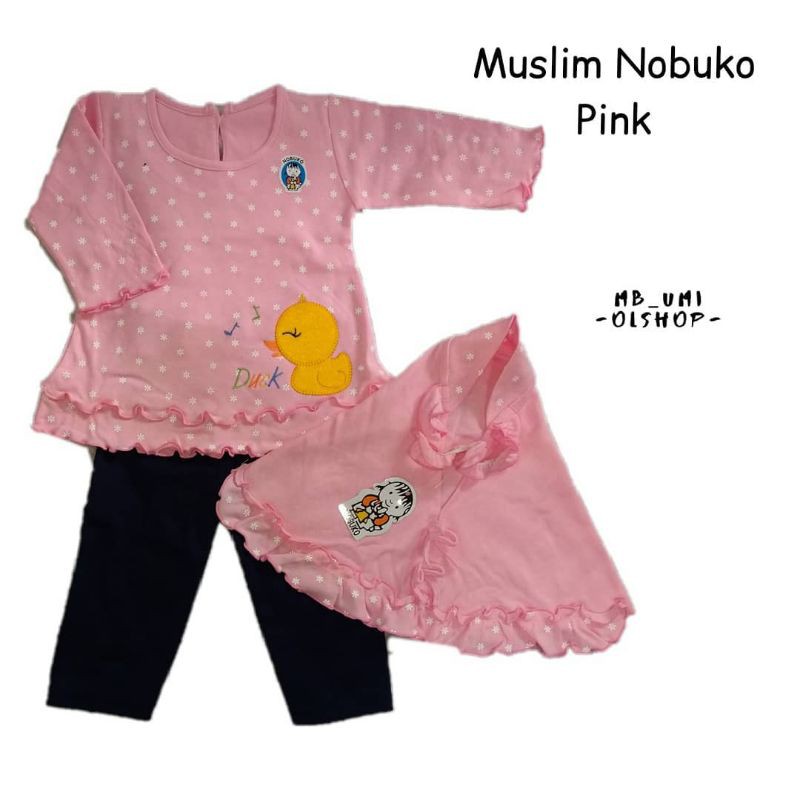 Setelan muslim bayi  perempuan  baju  muslim anak  hijab  