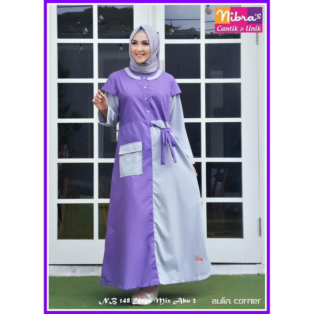 20+ Ide Gamis Ungu Kombinasi Abu - Poppy Rock
