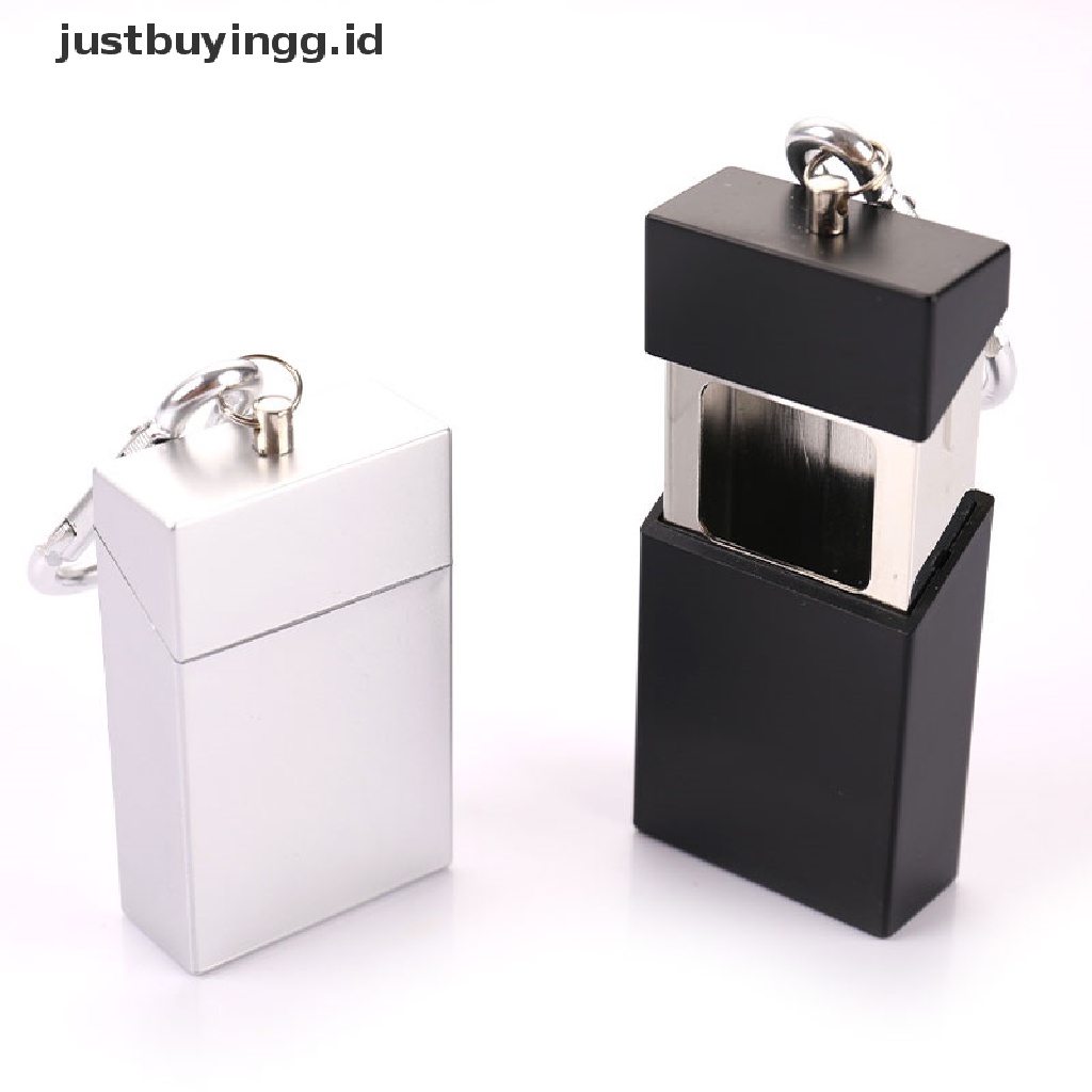 Asbak Mini Portable Bahan Metal Dengan Gantungan Kunci