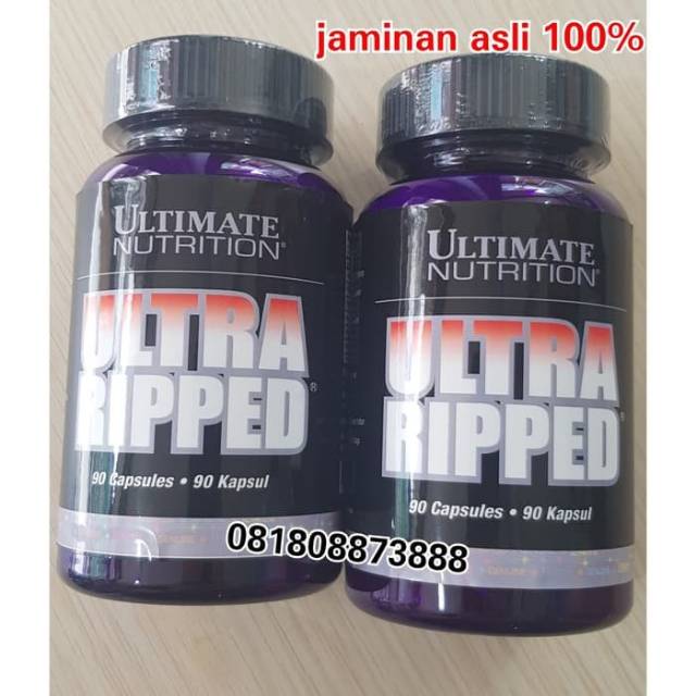 Asli garansi ULTIMATE NUTRITION Ultra Ripped FAF 90 caps UN UltraRipped Fat Burner