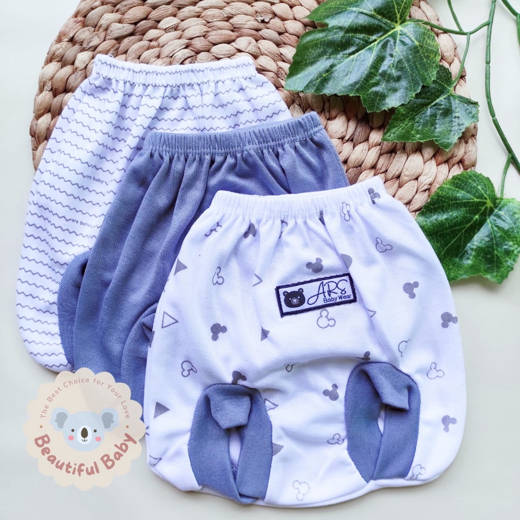 Baby.ou - 3 Stel Setelan Baju Bayi Baru Lahir Tangan Kutung Celana Pop Usia 0 sd 3 Bulan Motif ABU SERIES - Setelan Baju Bayi Newborn Abu - Celana Pop Bayi - Celana Kacamata Bayi