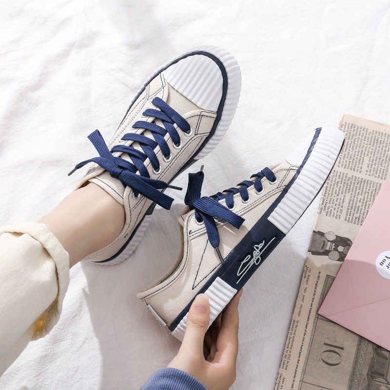 SW16 Sepatu Sneakers Import Wanita Korea Fashion Kanvas Canvas Sport Shoes COD Original