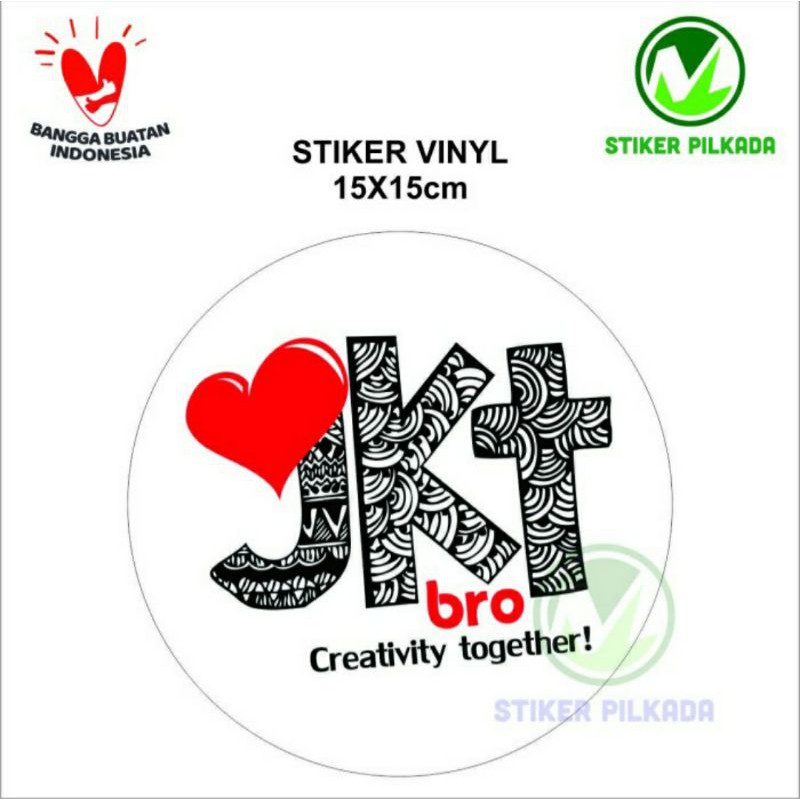 

STIKER VINYL LOVE JAKARTA 15x15cm