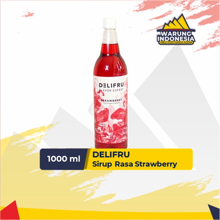 

Syrup Strawberry Delifru 1000ml - Sirup Buah Strawberry Premium