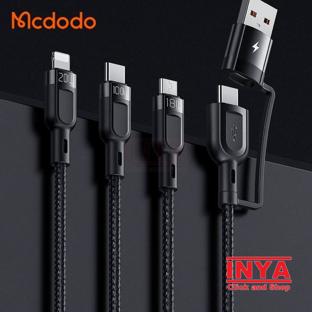 MCDODO CA-8800 3 in 2 PD FAST CHARGING CABLE 1.2m - Kabel Data Multi Fungsi