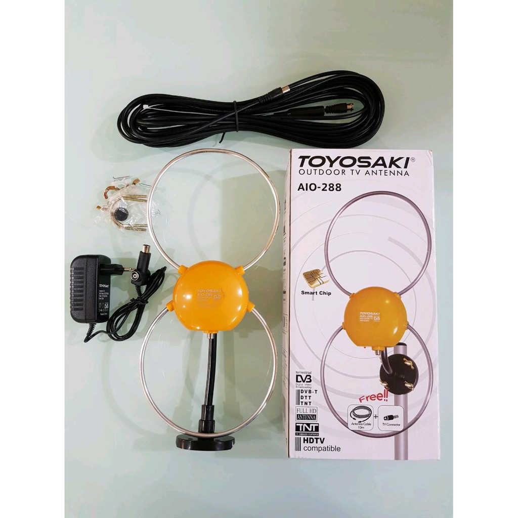 Jual Antena Tv Digital Indoor Outdoor HDTV Toyosaki AIO 220 - Jakarta Utara  - Call Kulon | Tokopedia