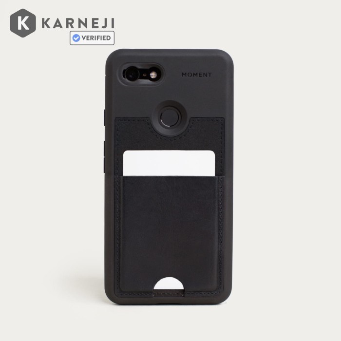 Moment Wallet Photo Case for Pixel 3 XL // Leather Lens Wide Tele
