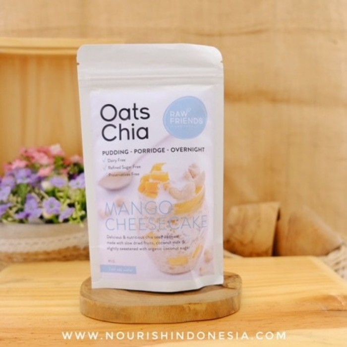 

Raw Friends, Oats Chia Mango Cheesecake 85gr