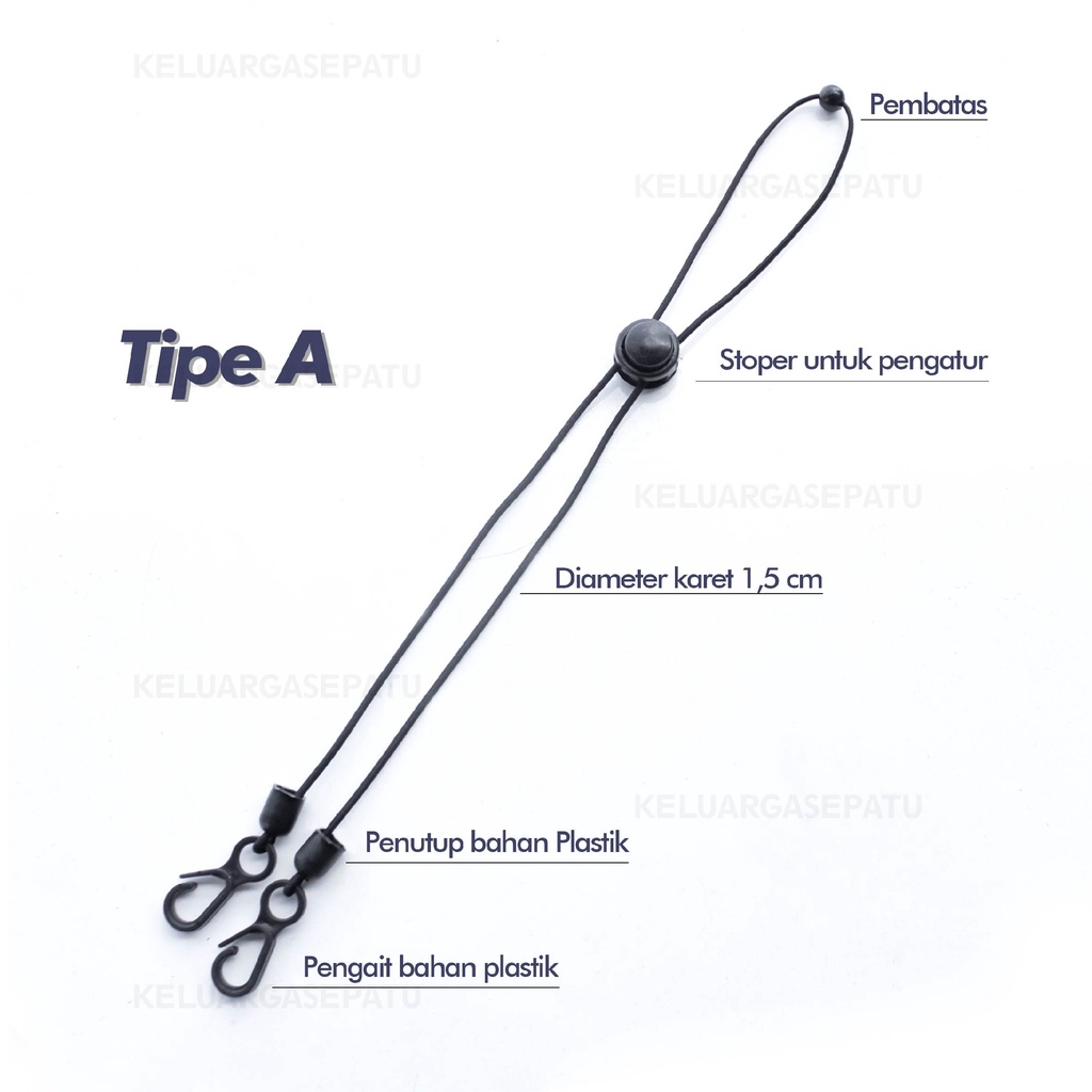 STRAP MASKER KONEKTOR MASKER LANYARD MASK With Strap KONEKTOR STRAP MASKER HIJAB MURAH