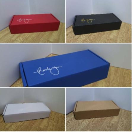 

Box Brownis 22x10x4.5 Kardus/Karton/Polos/Pizza/Hampers die cut