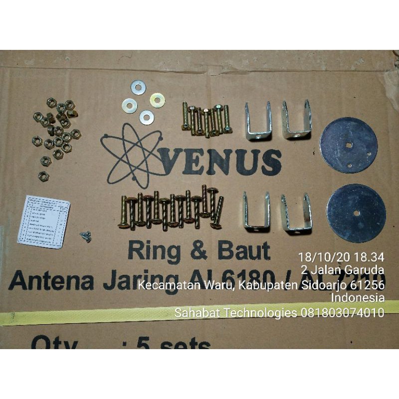 Baut Dish Parabola Jaring Venus 6 dan 7 ft