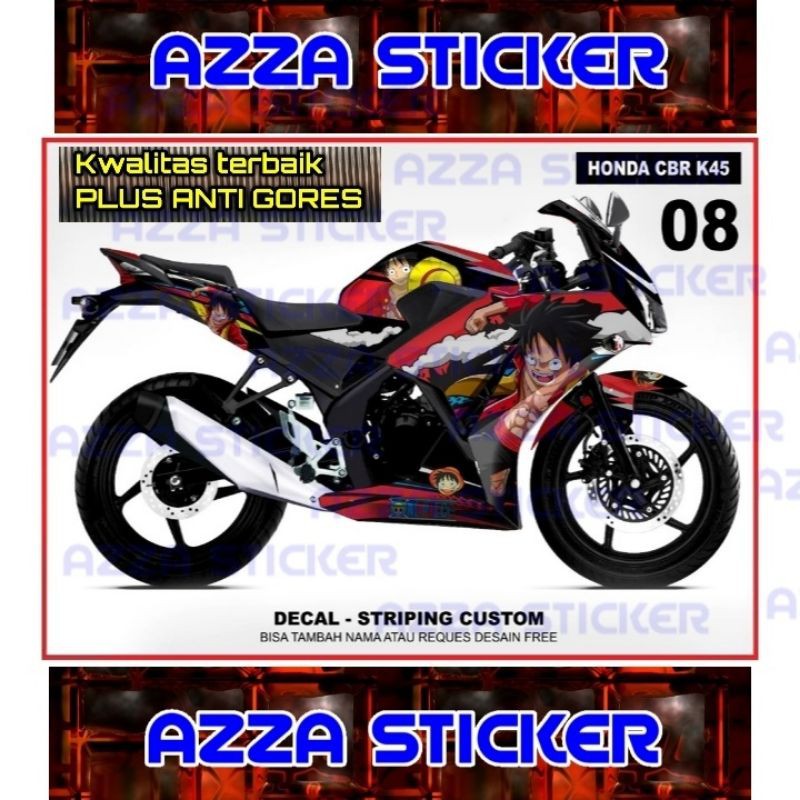 Sticker Striping Decal CBR150 K45 Full Body, Sticker Decal CBR150 K45 Full Body, Decal CBR150 K45 08