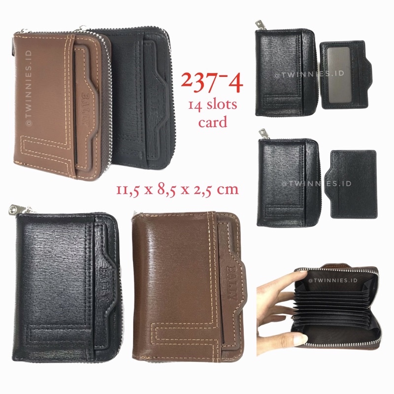 Dompet kartu card holder ATM DEBIT CREDIT import branded pria wanita 237-4