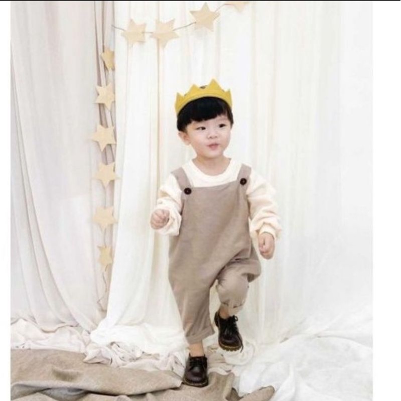 BAJU ANAK UNISEX JUMPSUIT KODOK PANJANG PREMIUM LINEN