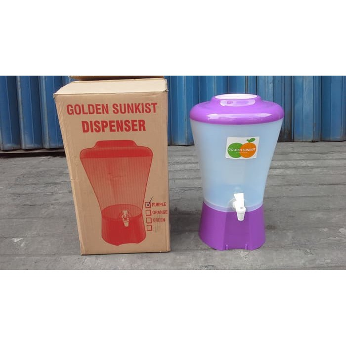 Dispenser Minuman Drink Jar Golden Sunkist