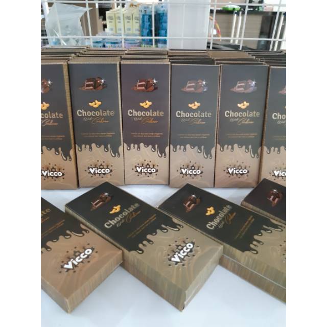 

Vicco Cokelat Bar Nabati+Mente 70g by Puslit Koka Jember