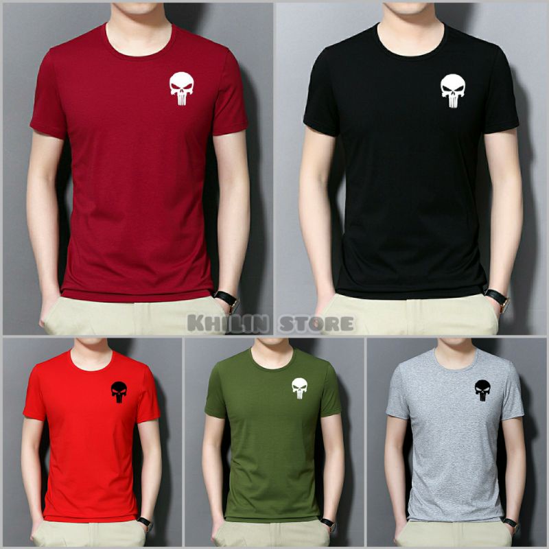 Kaos Distro Pria Lengan Pendek Pnsher Baju kaos Pria Kaos Pria Atasan Pria Pakaian Lelaki Dewasa Fashion Pria Distro