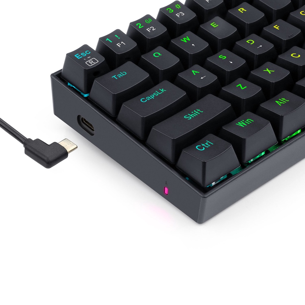 Keyboard Gaming 60% Mechanical RGB Redragon DRAGONBORN K630RGB K630 RGB 60% Mechanical Gaming Keyboard