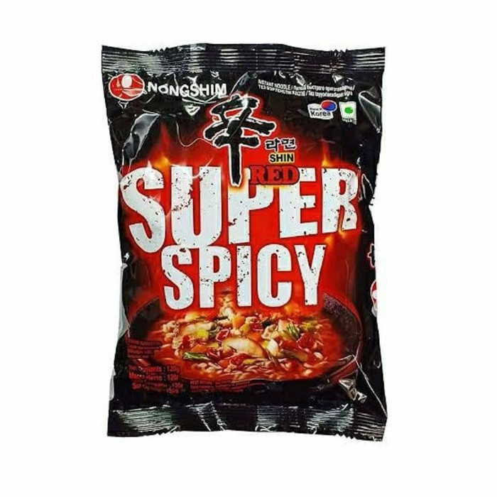 

Nongshim Shin Red Super Spicy/Shin Ramyun Super Spicy 120gr