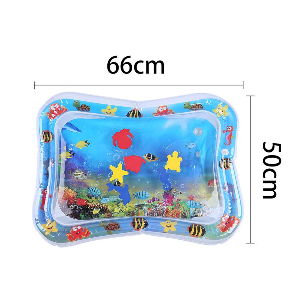 Baby Wiixiong Inflatable Water Play Mat, Perfect Fun Tummy Time Playmat Sensory Activity Pool for