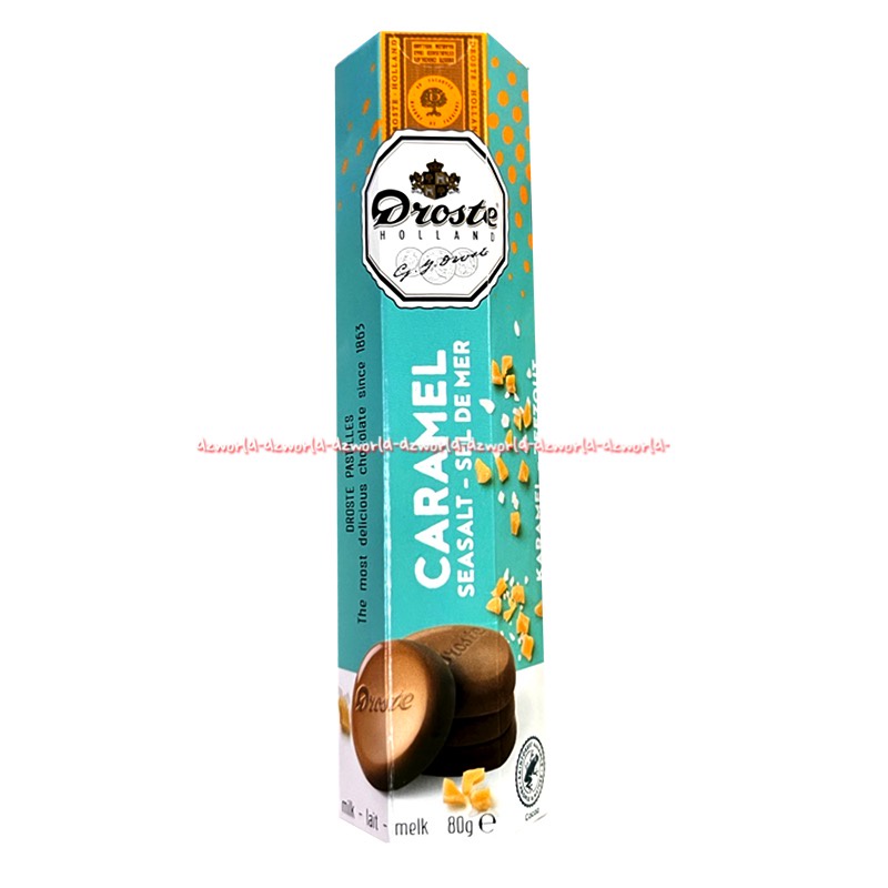 Drosted 85gr Caramel Seasalt Dark Noir Milk Lait Orange Crisp Milk Dark Coklat Susu Cokelat Rasa Karamel Droste Pastiles Drosted Coklat Holland Belanda