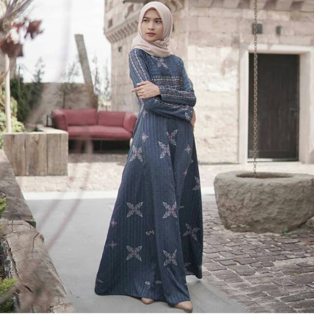 Rumaisya dress hlbzb - navy XL