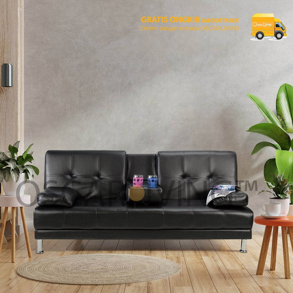 OLC Sofabed Modena Sofa Multifungsi Sofa Bed Ruang Tamu Sofa Tidur [KHUSUS JABODETABEK]