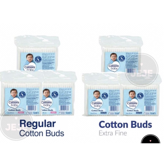 Cussons Baby Cotton Bud Reguler / Extra Fine 50s 100s | Pembersih Korek Kuping Bayi Cusson