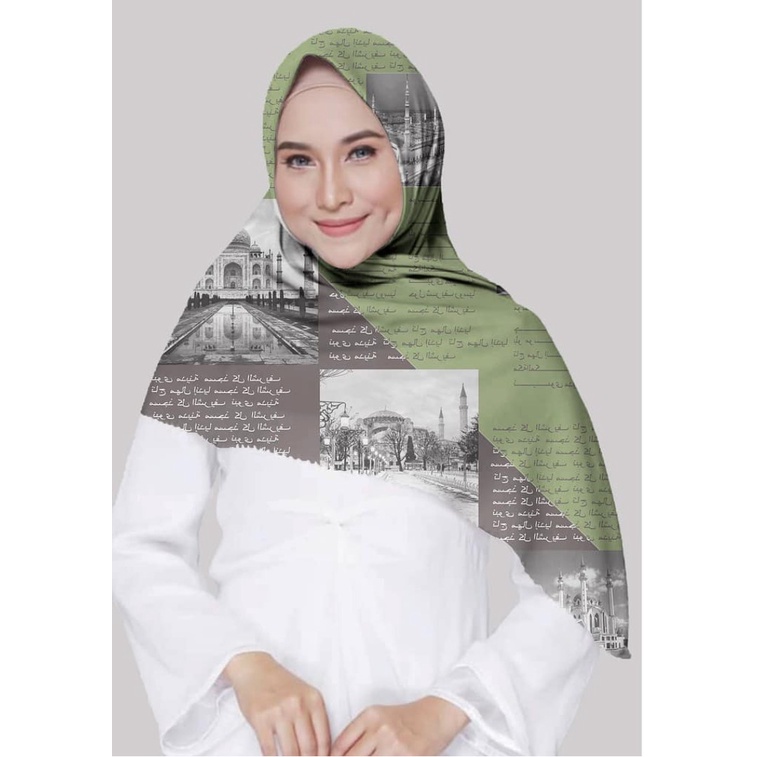 Jilbab Koran Motif Arab