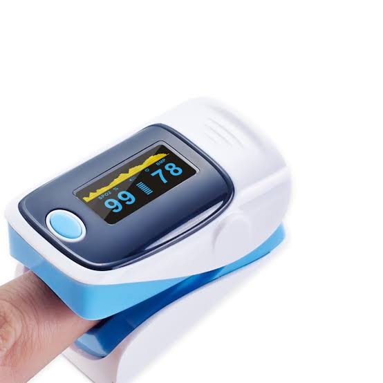 Oksimeter Oximeter Oxymeter Alat Ukur Saturasi Oksigen Darah Pulse Fingertip