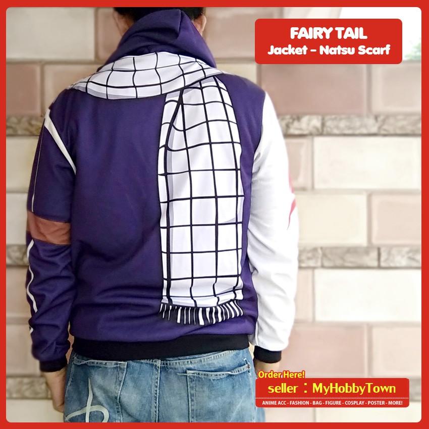 Jaket Anime Fairy Tail Natsu Dragneel Full Print