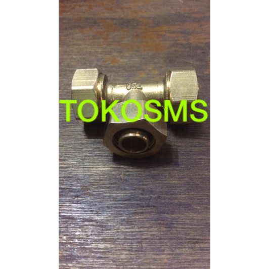 Tee sambung / T pipa air panas model rifeng dan westpex ukuran 3/4 (20mm) 20 mm 1620