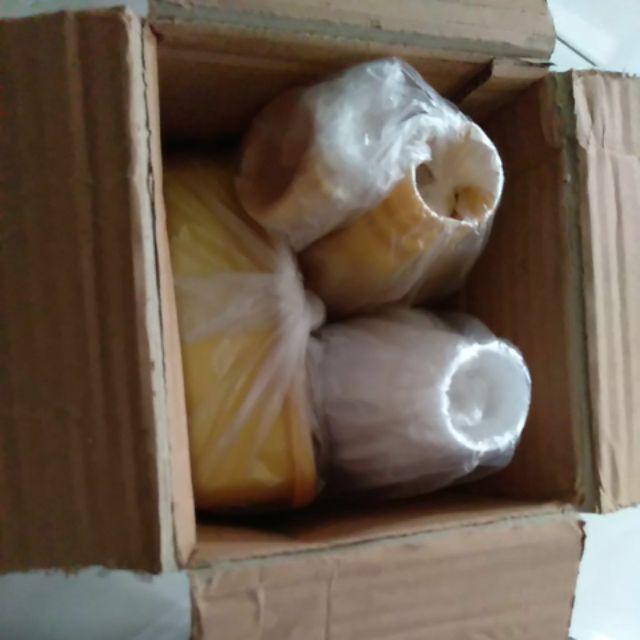 Set Bekal Fiesta Gold/white (ecer)