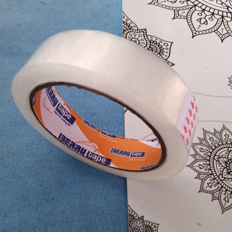 

Lakban Bening Berry Tape 1 inch 24 mm