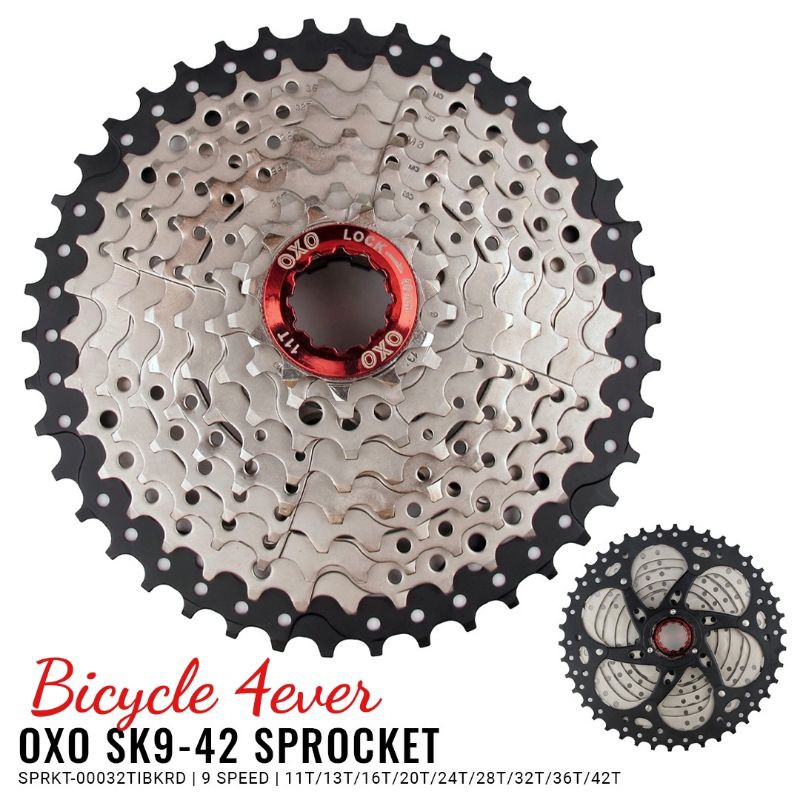 Sprocket OXO 9speed (11T-42T)