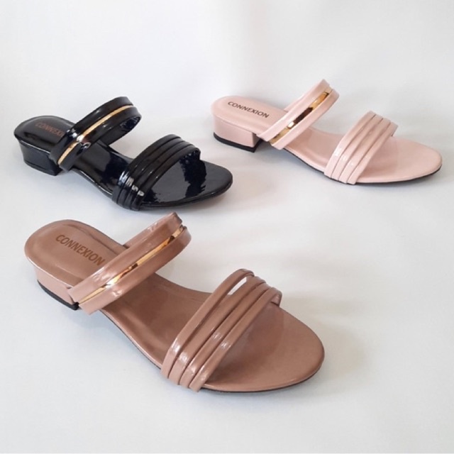 DISKON DAY! Sepatu Sandal Wanita - Mules Bustong Wanita - Connexion Nevada