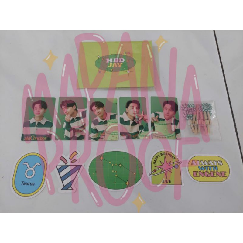 Sharing Enhypen Jay DIY Photo Card Garland Birthday MD [BACA DESKRIPSI PRODUK]