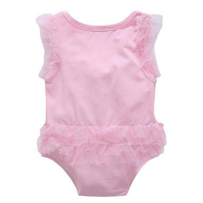 CUCI GUDANG JUMPER JUMPSUIT ROMPER BAJU TUTU ANAK BAYI BABY PEREMPUAN HITAM PINK P MURAH KEKINIAN