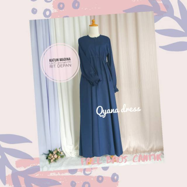 Baju Gamis syari muslim panjang dress kawinan kondangan wisuda maxi jumbo