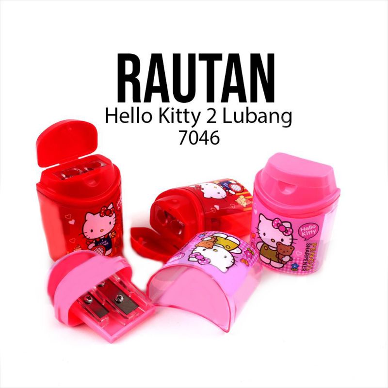 

Rautan Hello Kitty 2 Lubang / Rautan Lucu Hello Kitty Fancy 7046