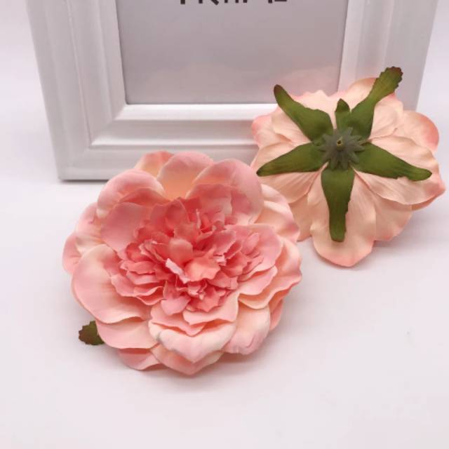 Bunga peony diameter 10cm perbiji