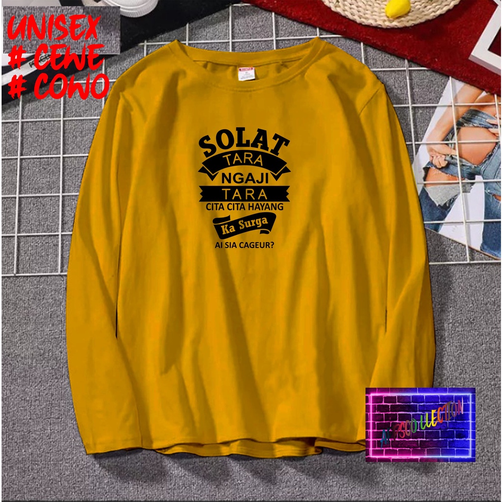 COD/ KAOS SHOLAT TARA LENGAN PJG/KAOS TULISAN/KAOS HIT/KAOS SANTRI KEKINIAN/KAOS DAKWAH PAKAIAN PRIA PESANTREN KATA KATA VIRAL 2021/KAOS ISLAM/SANTRIWATI/KAOS HITS 2021/KAOS BERGAMBAR /KAOS TULISAN/KAOS EKSPRESI/KAOS PRIA /TSHIRT PRIA DAN WANITA /