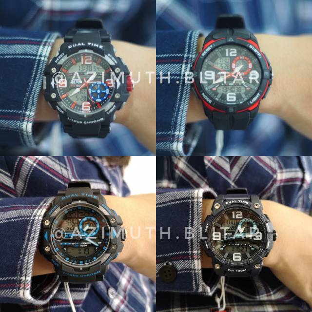 JAM TANGAN DIGITAL ANALOG REI AREI SERI AZURA, DAGGER, EAGLEHAWK, ENZO, FLARE ORIGINAL