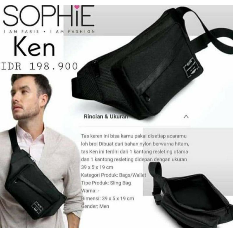 TAS PRIA KEN BAG SOPHIE PARIS MARTIN PROMO